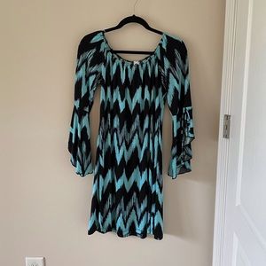 Supper cute blue and black dress